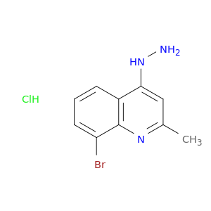 8-Bromo-4-hydrazino-2-methylquinoline hydrochloride