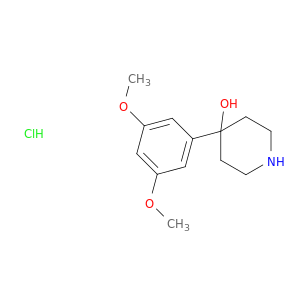 4-(3,5-dimethoxyphenyl)piperidin-4-ol hydrochloride