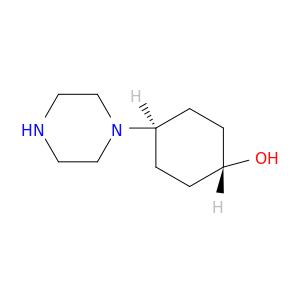 Cyclohexanol,4-(1-piperazinyl)-, trans-