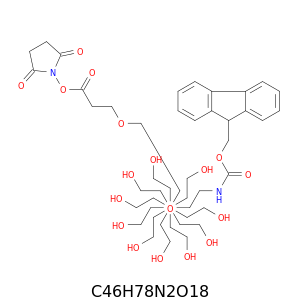 O-[2-(FMOC-氨基)-乙基]-O′-[3-(N-琥珀酰亚胺氧基)-3-氧代丙基]聚乙二醇