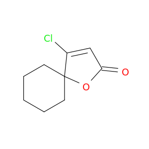 1-Oxaspiro[4.5]dec-3-en-2-one, 4-chloro-