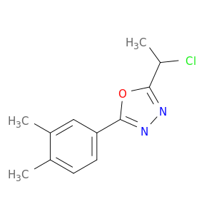 2-(1-Chloroethyl)-5-(3,4-dimethylphenyl)-1,3,4-oxadiazole
