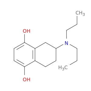 1,4-Naphthalenediol, 6-(dipropylamino)-5,6,7,8-tetrahydro-