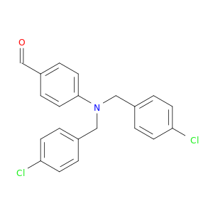 Benzaldehyde, 4-[bis[(4-chlorophenyl)methyl]amino]-