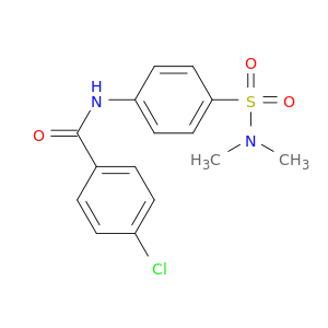 Benzamide, 4-chloro-N-[4-[(dimethylamino)sulfonyl]phenyl]-