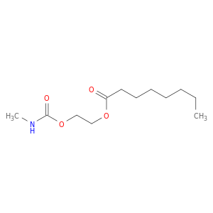 2-[(methylcarbamoyl)oxy]ethyl octanoate
