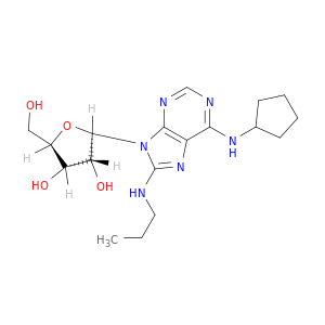 Adenosine, N-cyclopentyl-8-(propylamino)-