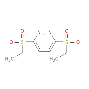 Pyridazine, 3,6-bis(ethylsulfonyl)-
