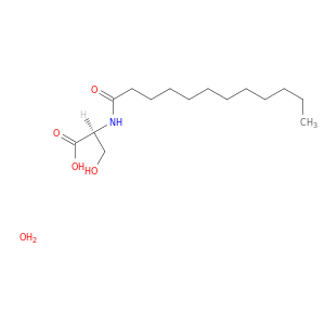 L-Serine, N-(1-oxododecyl)-, monohydrate