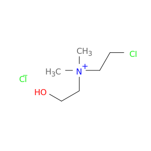 Ethanaminium,N-(2-chloroethyl)-2-hydroxy-N,N-dimethyl-, chloride (9CI)