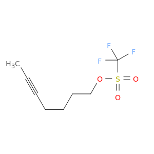Methanesulfonic acid, trifluoro-, 5-heptynyl ester