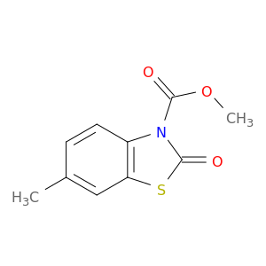 3(2H)-Benzothiazolecarboxylic acid, 6-methyl-2-oxo-, methyl ester