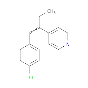 4-[1-(4-chlorophenyl)but-1-en-2-yl]pyridine