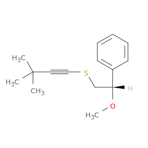 Benzene, [(1S)-2-[(3,3-dimethyl-1-butynyl)thio]-1-methoxyethyl]-