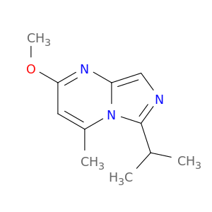 Imidazo[1,5-a]pyrimidine, 2-methoxy-4-methyl-6-(1-methylethyl)-