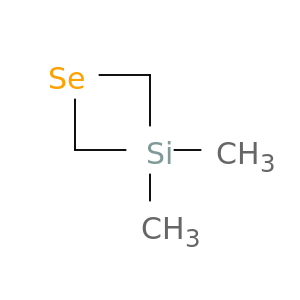 1-Selena-3-silacyclobutane, 3,3-dimethyl-