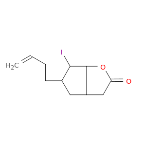 2H-Cyclopenta[b]furan-2-one, 5-(3-butenyl)hexahydro-6-iodo-