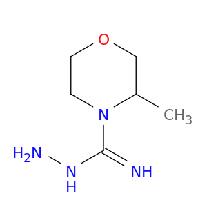 4-Morpholinecarboximidicacid, 3-methyl-, hydrazide