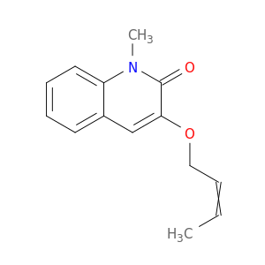 2(1H)-Quinolinone, 3-(2-buten-1-yloxy)-1-methyl-