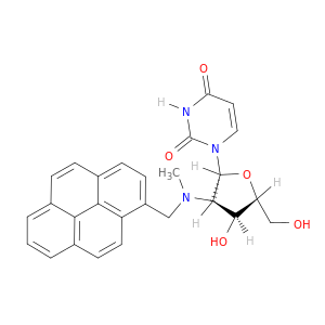 Uridine, 2'-deoxy-2'-[methyl(1-pyrenylmethyl)amino]-