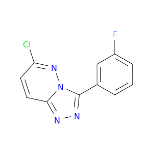 6-chloro-3-(3-fluorophenyl)[1,2,4]triazolo[4,3-b]pyridazine