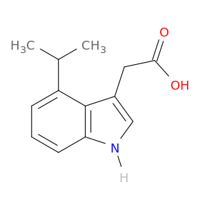 1H-Indole-3-aceticacid, 4-(1-methylethyl)-