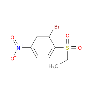 2-溴-1-(乙基磺酰基)-4-硝基苯