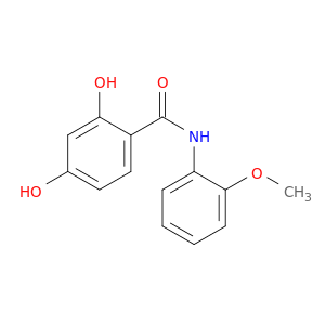 2,4-二羟基-N-(2-甲氧基苯基)苯甲酰胺
