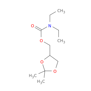 Carbamic acid, diethyl-, (2,2-dimethyl-1,3-dioxolan-4-yl)methyl ester