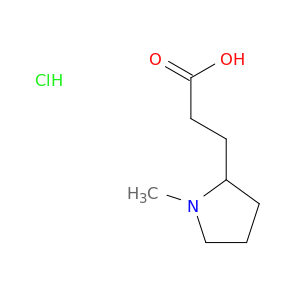 3-(1-Methylpyrrolidin-2-yl)propanoic acid hydrochloride
