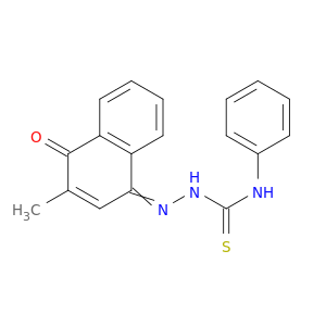 1-[(3-methyl-4-oxo-naphthalen-1-ylidene)amino]-3-phenyl-thiourea