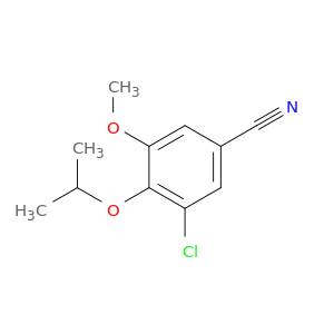 3-chloro-5-methoxy-4-(propan-2-yloxy)benzonitrile