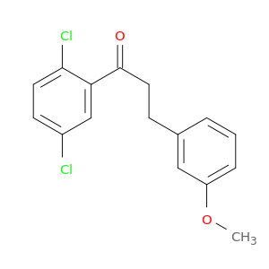 1-丙酮,1-(2,5-二氯苯基)-3-(3-甲氧基苯基)-