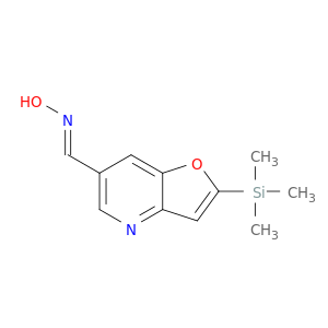 2-(Trimethylsilyl)furo[3,2-b]pyridine-6-carbaldehyde oxime