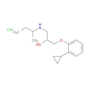 2-Propanol,1-(2-cyclopropylphenoxy)-3-[(1-methylpropyl)amino]-, hydrochloride (1:1)