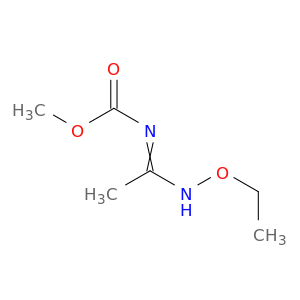 methyl[1-(ethoxyamino)ethylidene]carbamate