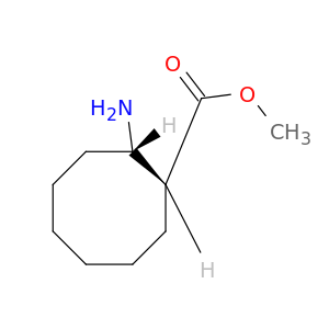 Cyclooctanecarboxylic acid, 2-amino-, methyl ester, (1R,2S)-