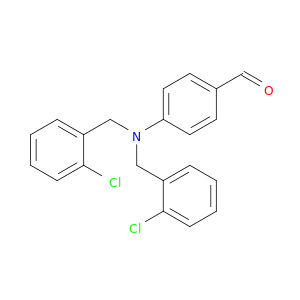 Benzaldehyde, 4-[bis[(2-chlorophenyl)methyl]amino]-