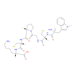 L-Lysine, L-tryptophyl-L-cysteinylglycyl-L-prolyl-L-cysteinyl-