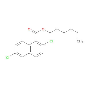 1-Naphthalenecarboxylic acid, 2,6-dichloro-, hexyl ester