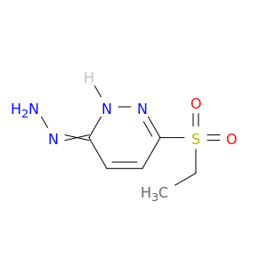 3(2H)-Pyridazinone, 6-(ethylsulfonyl)-, hydrazone