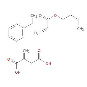 丁二烯酸,2-亚甲基,二丙烯酸丁酯和乙烯基苯的聚合物