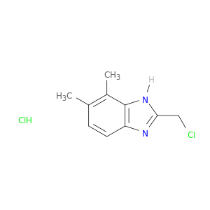 2-(Chloromethyl)-6,7-dimethyl-1H-benzimidazole Hydrochloride
