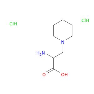 2-Amino-3-(piperidin-1-yl)propanoic Acid Dihydrochloride