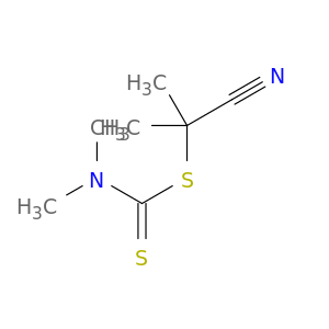 Carbamodithioic acid, dimethyl-, 1-cyano-1-methylethyl ester