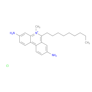 Phenanthridinium, 3,8-diamino-5-methyl-6-nonyl-, chloride