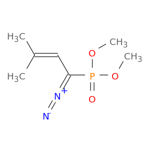 Phosphonic acid, (1-diazo-3-methyl-2-butenyl)-, dimethyl ester