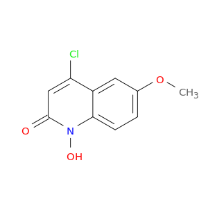 2(1H)-Quinolinone, 4-chloro-1-hydroxy-6-methoxy-