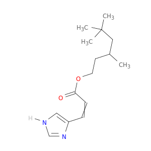 2-Propenoic acid, 3-(1H-imidazol-4-yl)-, 3,5,5-trimethylhexyl ester