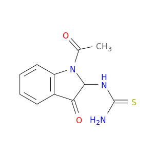 3H-Indol-3-one, 1-acetyl-2-[(aminothioxomethyl)amino]-1,2-dihydro-